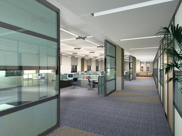 辦公區(qū)裝修如何進行色彩搭配